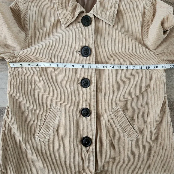 Relativity Women's Tan Corduroy Jacket - Picture 12 of 16